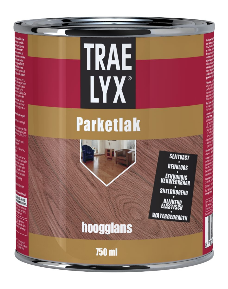 Trae Lyx Parketlak Hoogglans - 750 ml